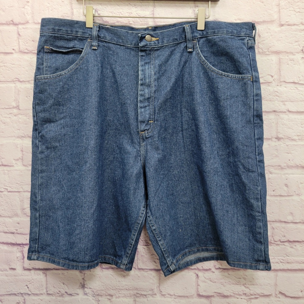 NEW Wrangler Relaxed Fit Denim Shorts Mens 40 100% Cotton Y2K Baggy Gorpcore